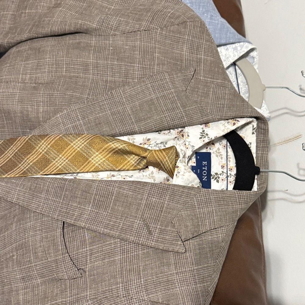 Versace Gold and Brown Tie
